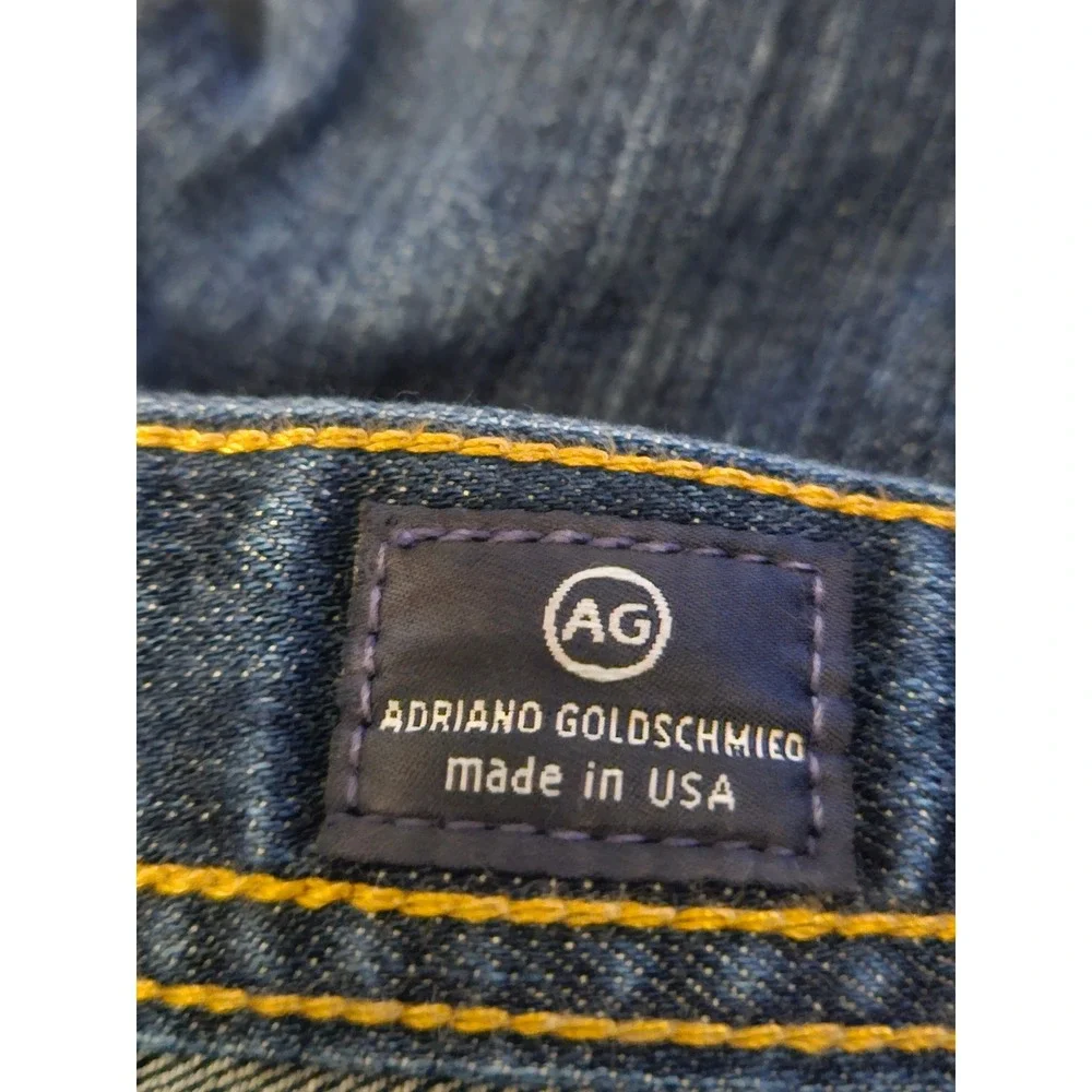 AG Adriano Goldschmied The Stilt Cigarette Slim Leg Jeans Dark Wash Indigo 26